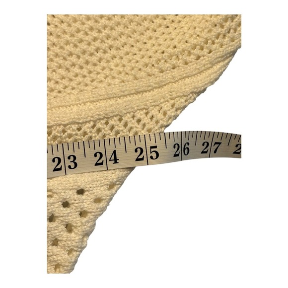 Madewell Lighthouse Cream Open-Stitch Cotton Pullover Sweater Size Large NWT - Picture 6 of 8